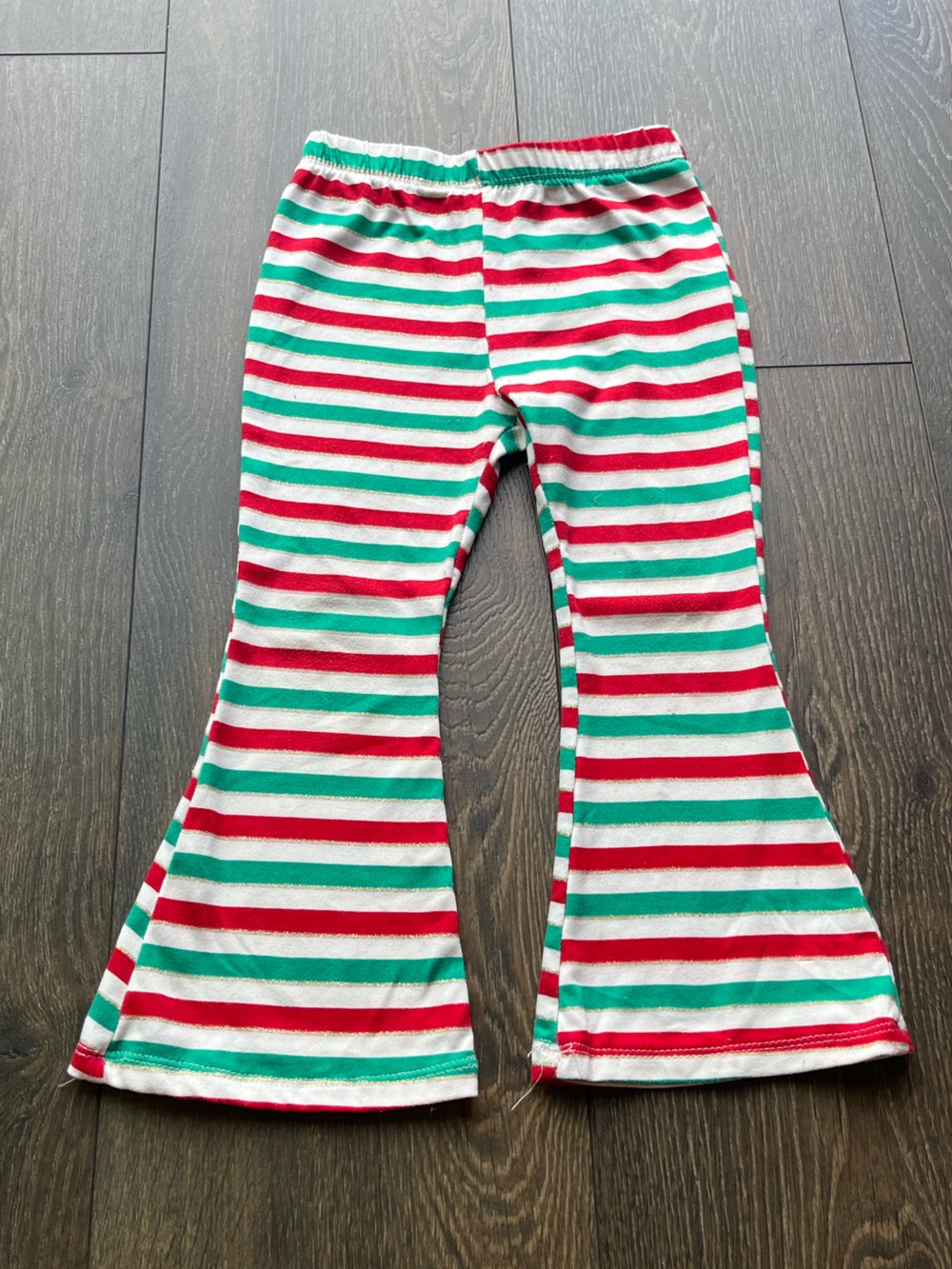 Btween Striped Flared Leggings